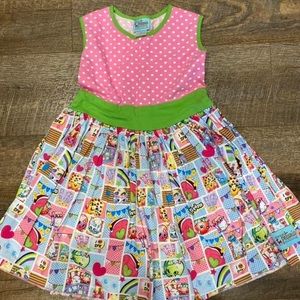 Sweet Petunia size 7 Shopkins dress